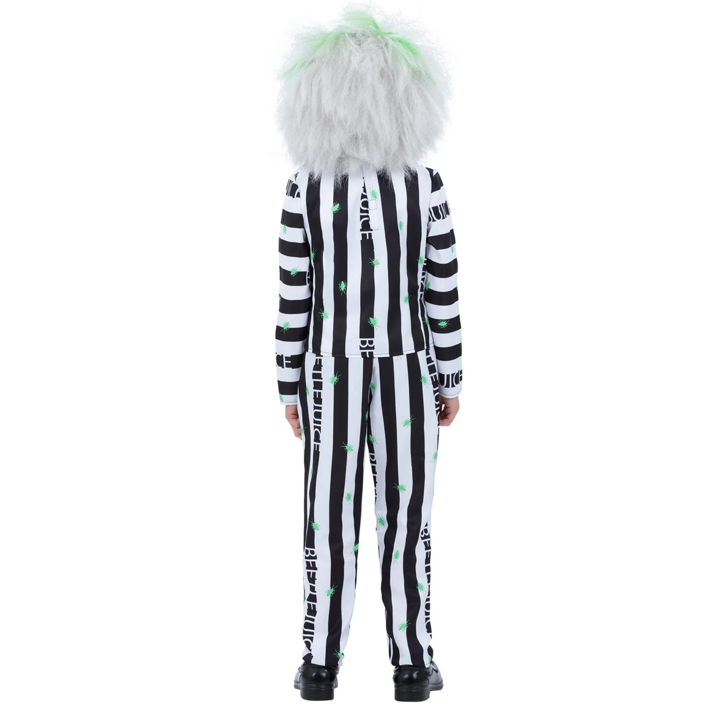 Black-White - Back - Beetlejuice Childrens-Kids Costume