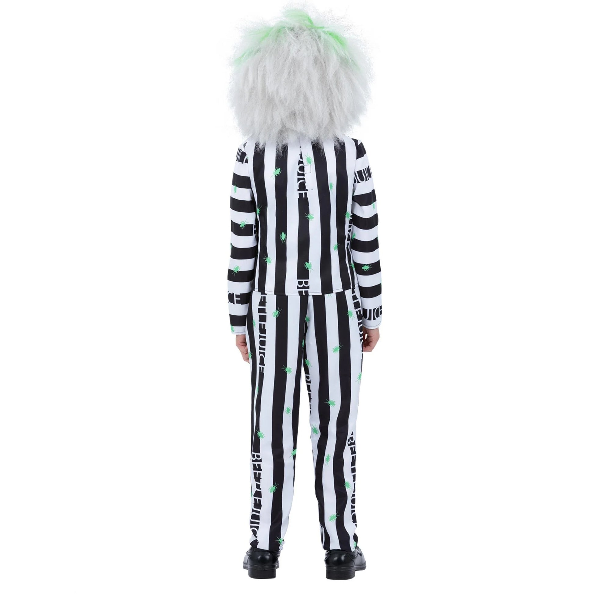 Black-White - Back - Beetlejuice Childrens-Kids Costume