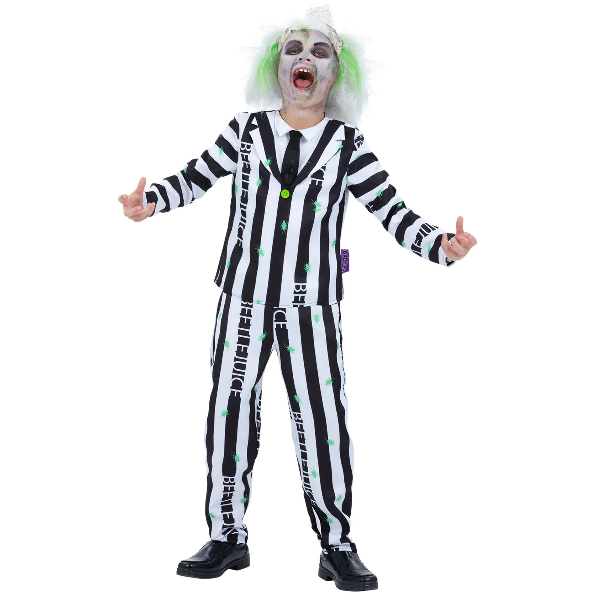 Black-White - Lifestyle - Beetlejuice Childrens-Kids Costume