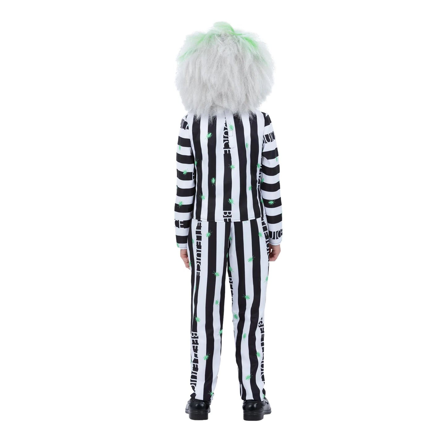 Black-White - Back - Beetlejuice Childrens-Kids Costume