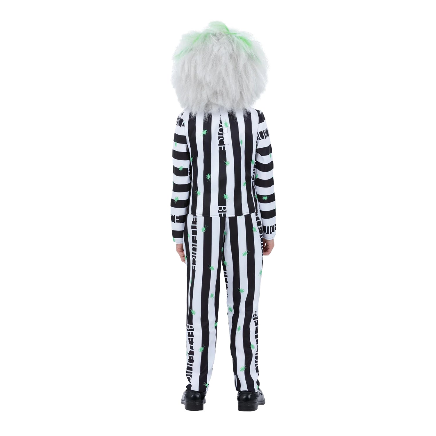 Black-White - Back - Beetlejuice Childrens-Kids Costume