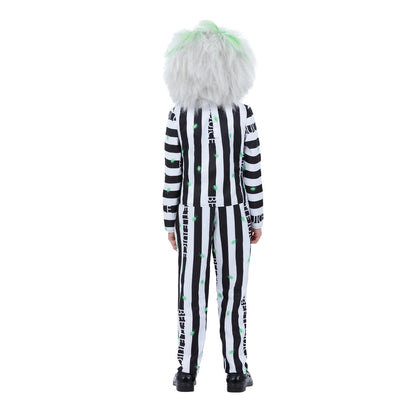 Black-White - Back - Beetlejuice Childrens-Kids Costume