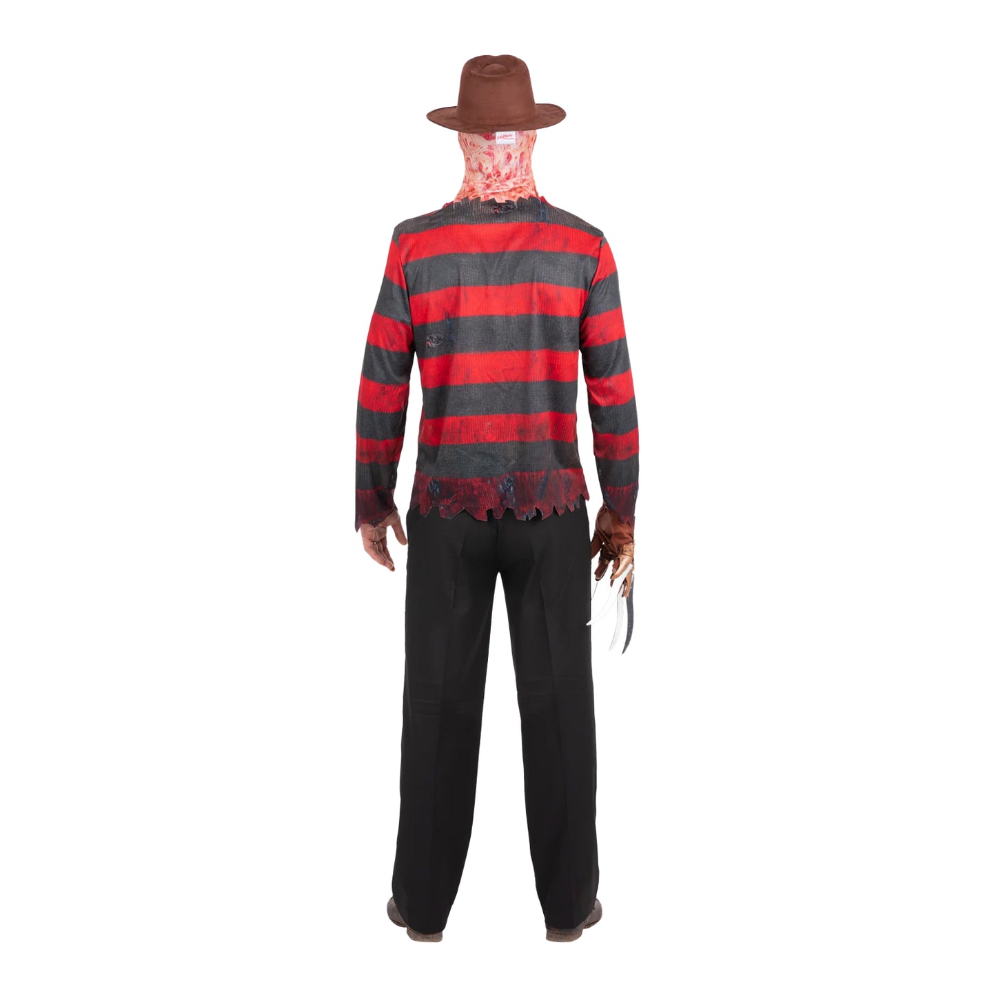 Red-Black - Back - A Nightmare On Elm Street Unisex Adult Freddy Krueger Costume