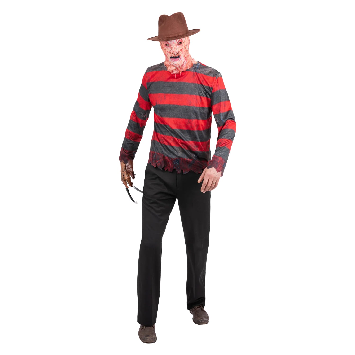 Red-Black - Lifestyle - A Nightmare On Elm Street Unisex Adult Freddy Krueger Costume