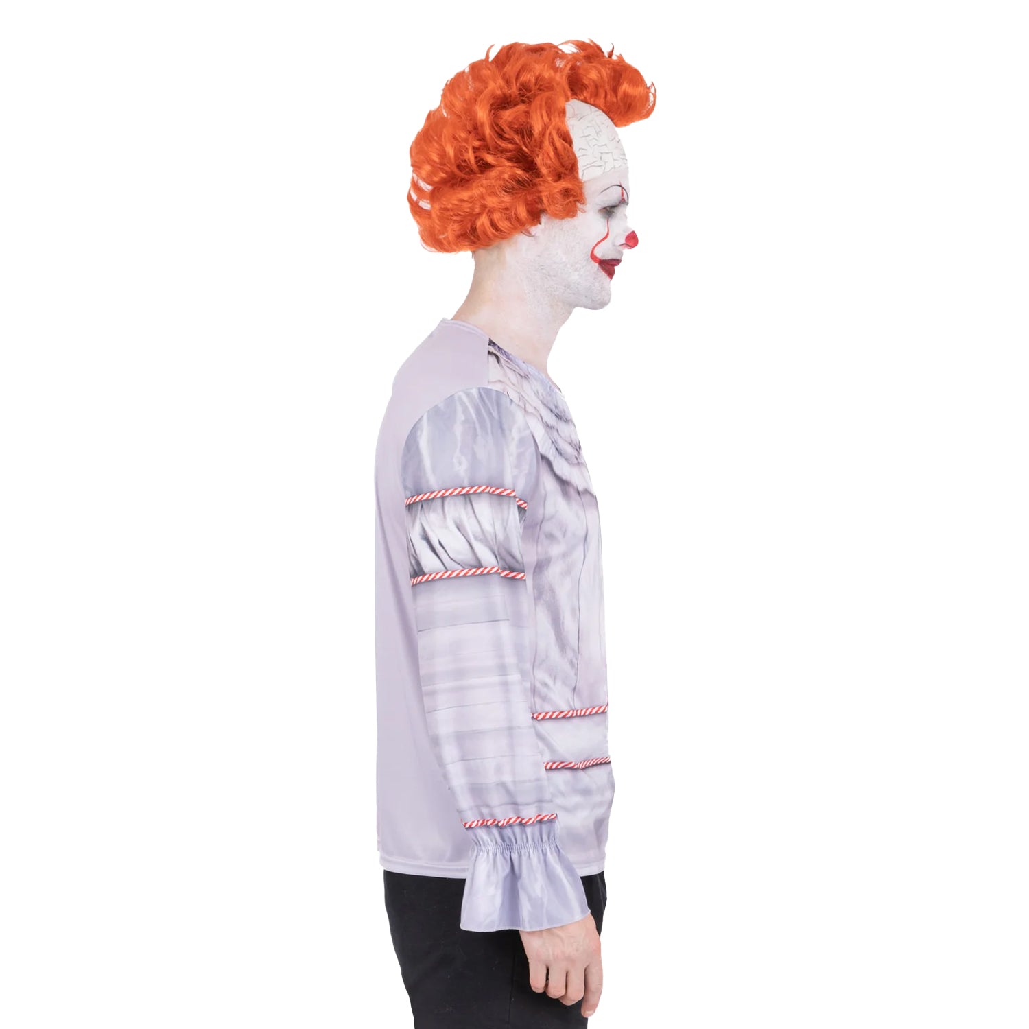 Black-White - Side - It Chapter 2 Unisex Adult Pennywise Costume Top