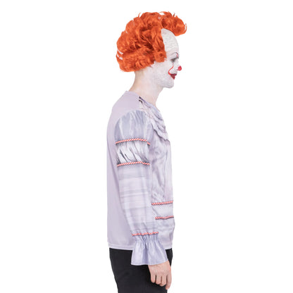 Black-White - Side - It Chapter 2 Unisex Adult Pennywise Costume Top