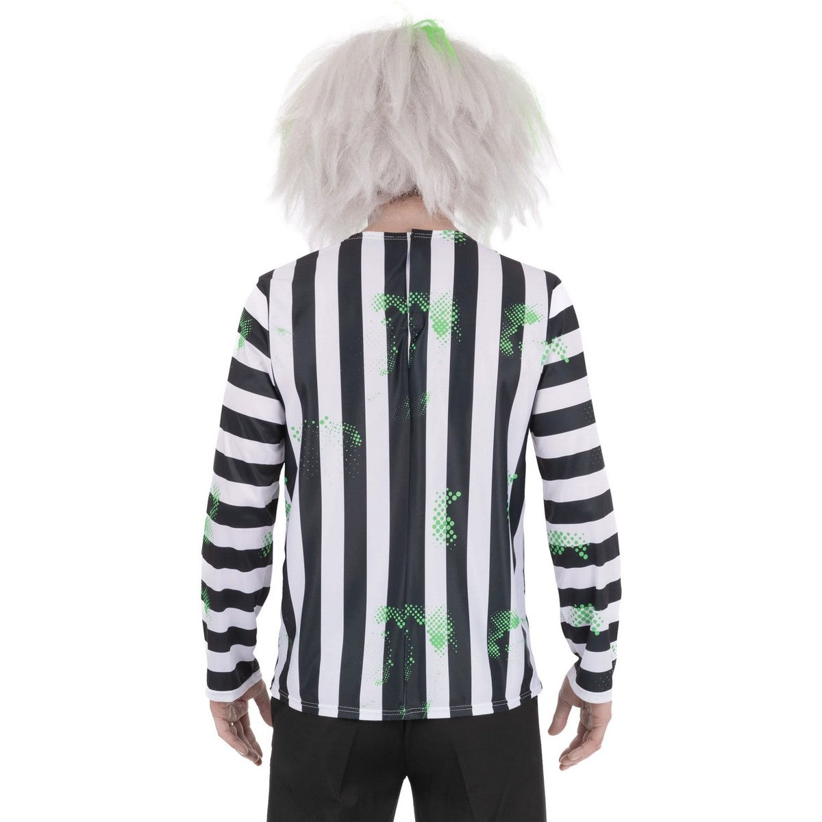 Black-White - Back - Beetlejuice Unisex Adult Costume Top