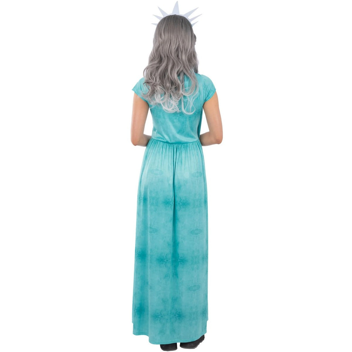 Blue - Back - Smiffys Womens-Ladies Liberty Death Costume