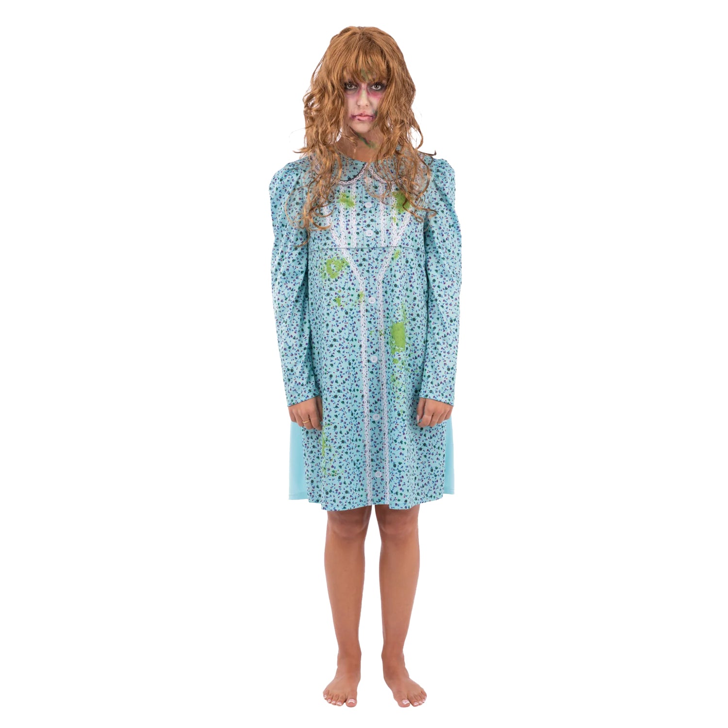 Blue - Front - Exorcist Womens-Ladies Regan Costume