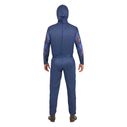 Blue - Back - Friday The 13th Mens Jason Voorhees Costume