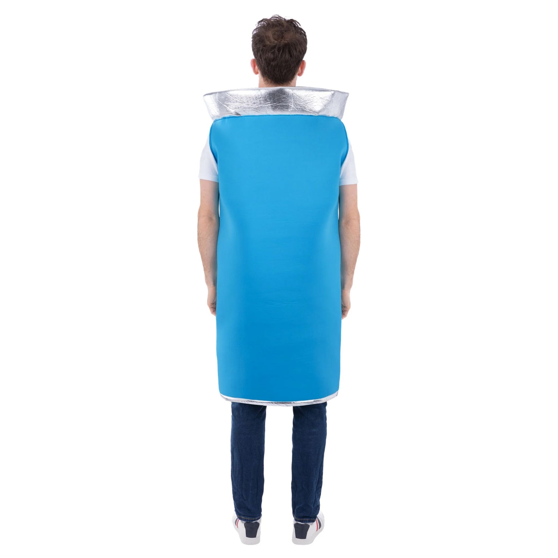 Blue - Back - Pringles Unisex Adult Salt & Vinegar Can Costume