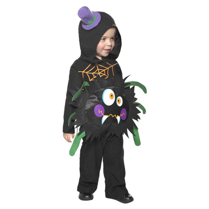 Black - Back - Smiffys Toddler Spider Costume