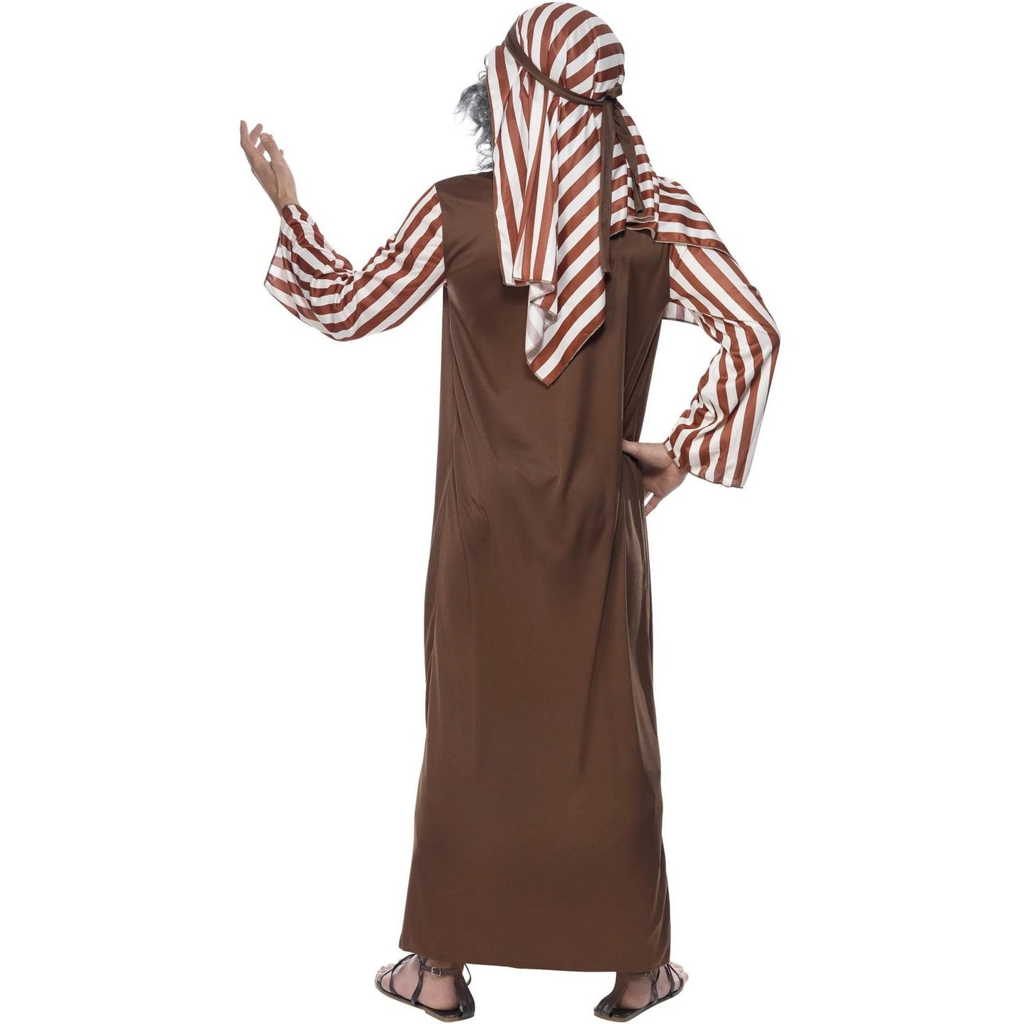 Brown-White - Back - Smiffys Shepherd Costume