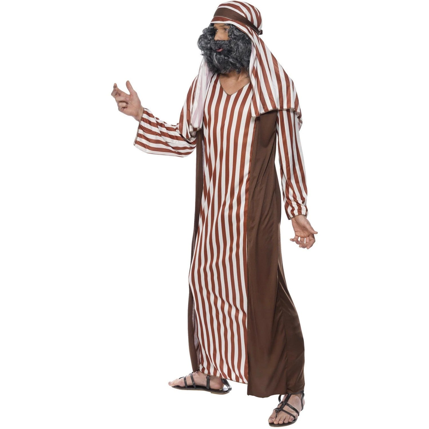 Brown-White - Side - Smiffys Shepherd Costume