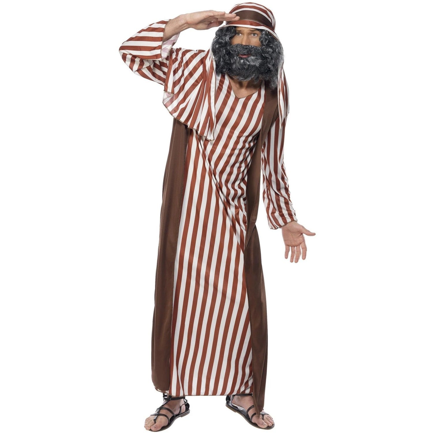 Brown-White - Lifestyle - Smiffys Shepherd Costume