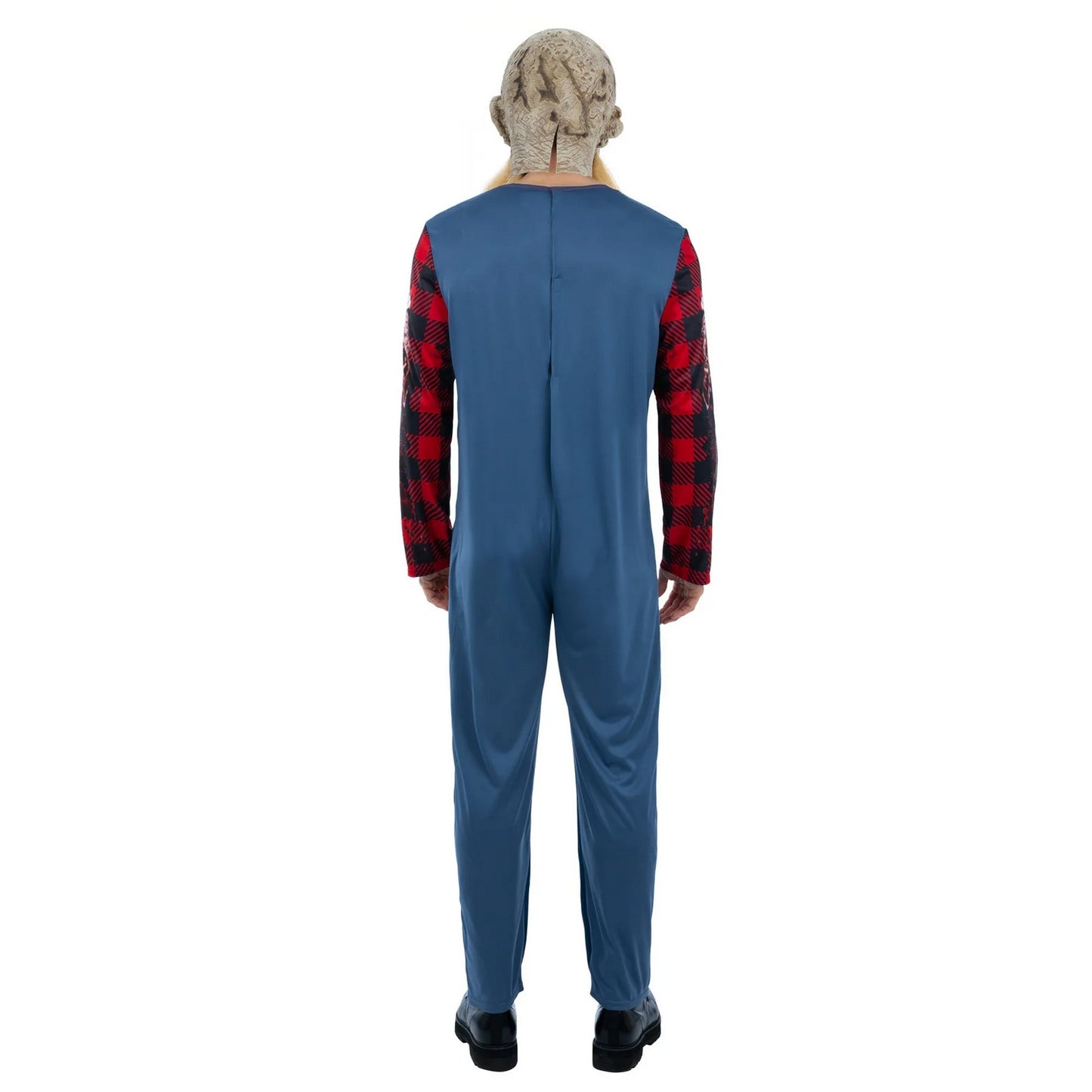 Blue - Back - Smiffys Mens Hillbilly Zombie Costume