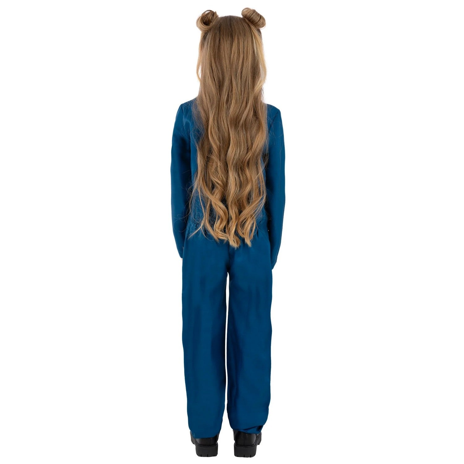 Navy - Back - Smiffys Childrens-Kids Costume Boiler Suit