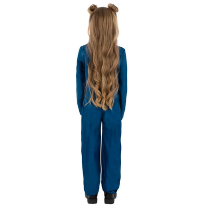 Navy - Back - Smiffys Childrens-Kids Costume Boiler Suit