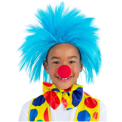 Blue - Front - Smiffys Childrens-Kids Spiked Wig