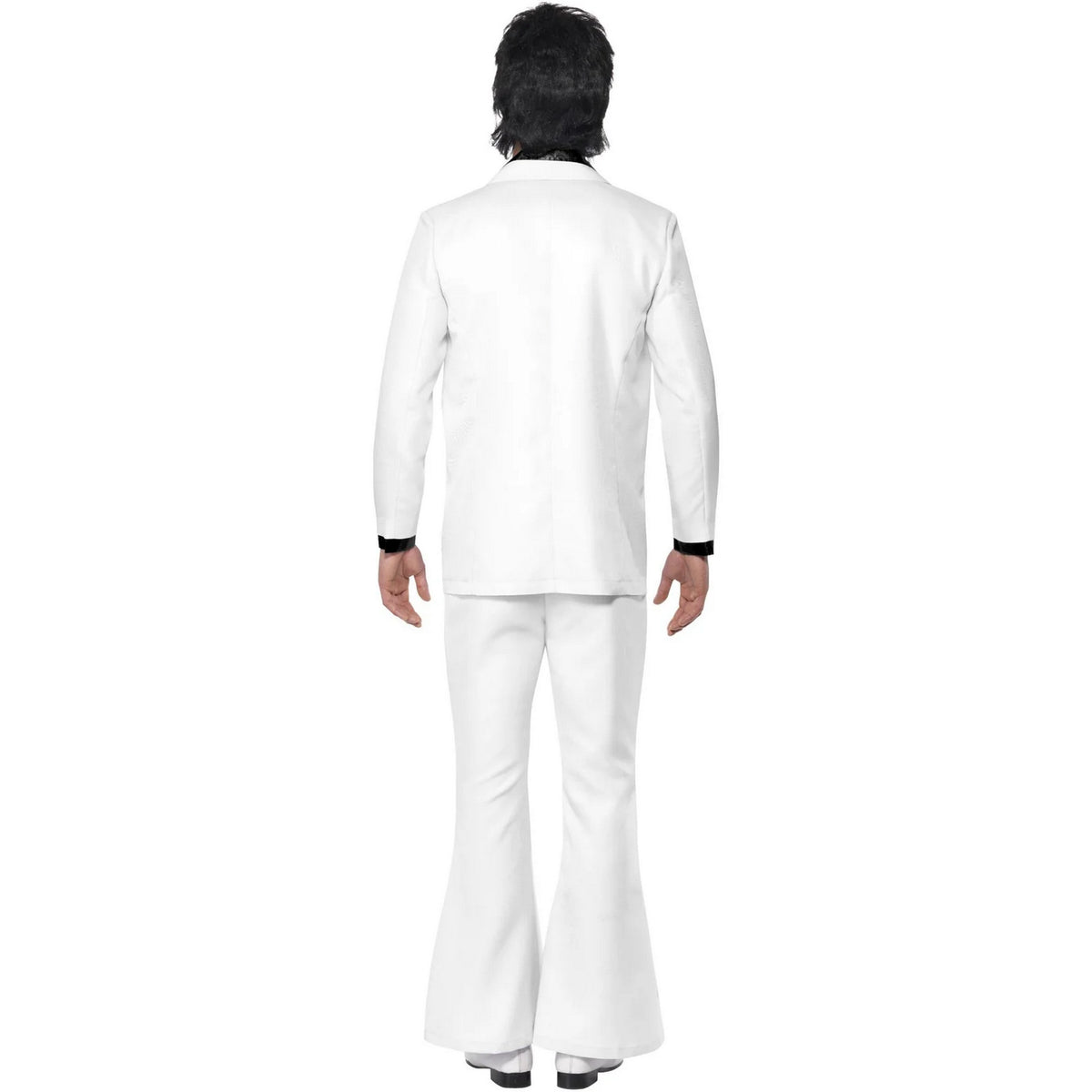 White - Back - Smiffys Unisex Adult Suit 70s Costume