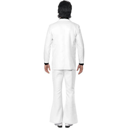 White - Back - Smiffys Unisex Adult Suit 70s Costume