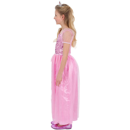 Pink - Side - Smiffys Girls Good Witch Fairy Costume Set