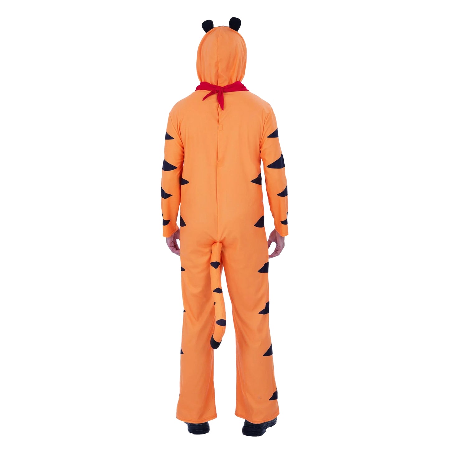 Orange - Back - Kelloggs Unisex Adult Tony The Tiger Tiger Costume Set