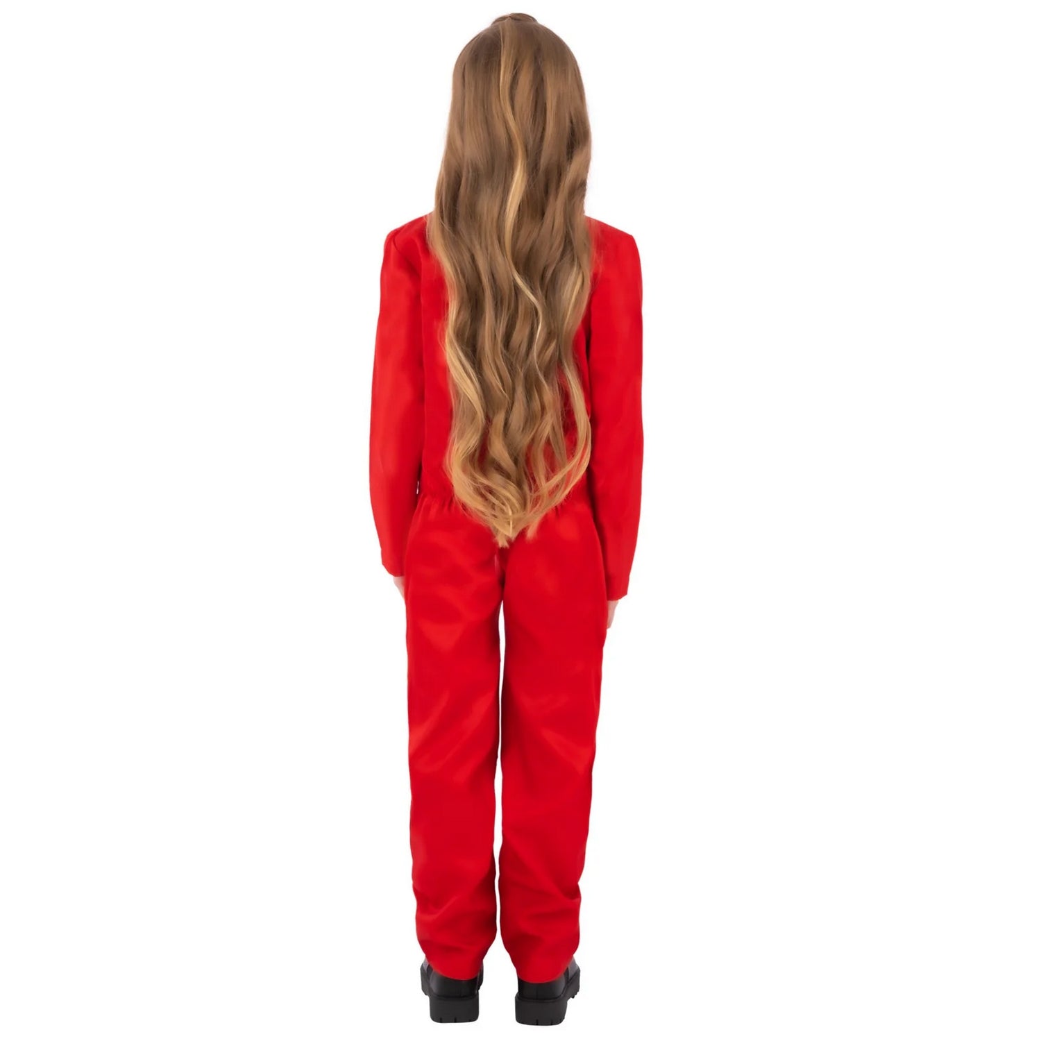 Red - Back - Smiffys Costume Boiler Suit