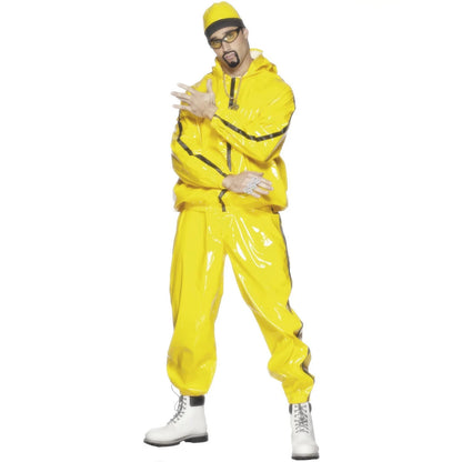 Yellow - Front - Smiffys Unisex Adult Rapper Costume Set