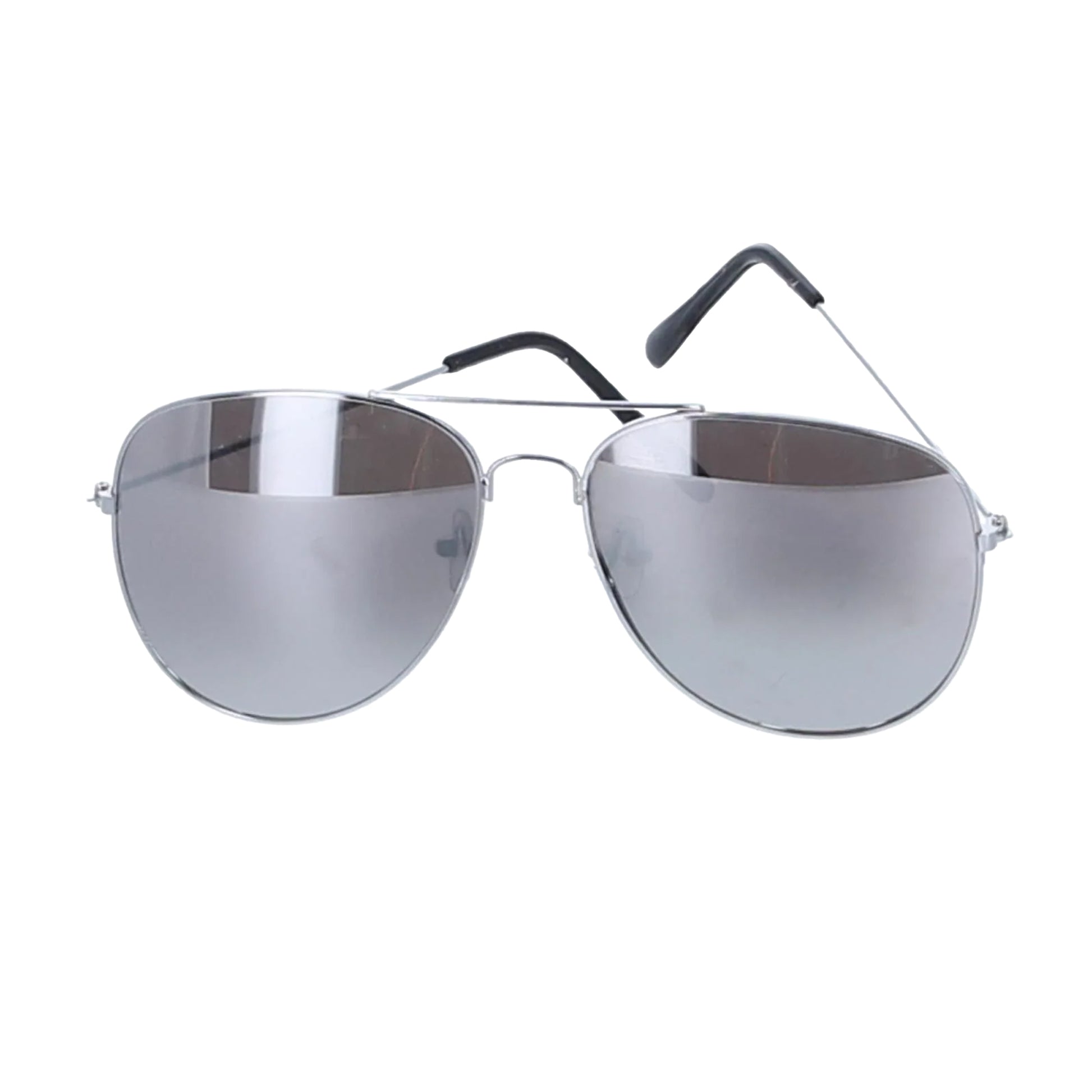 Silver-Black - Back - Smiffys Unisex Adult Aviator Sunglasses