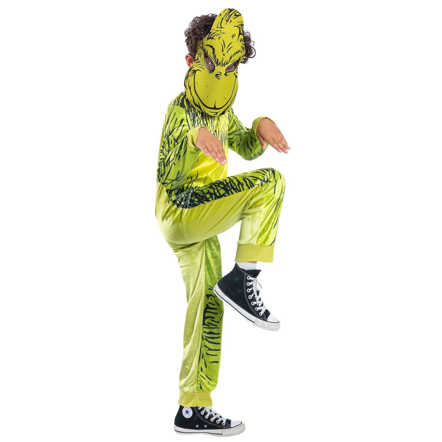 Yellow - Side - The Grinch Childrens-Kids Costume Set