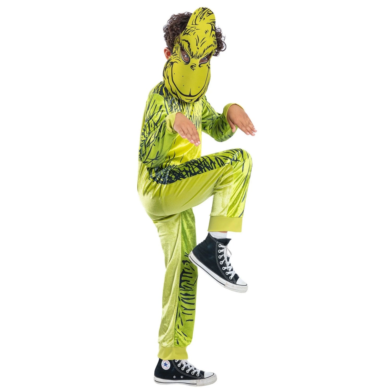 Yellow - Side - The Grinch Childrens-Kids Costume Set