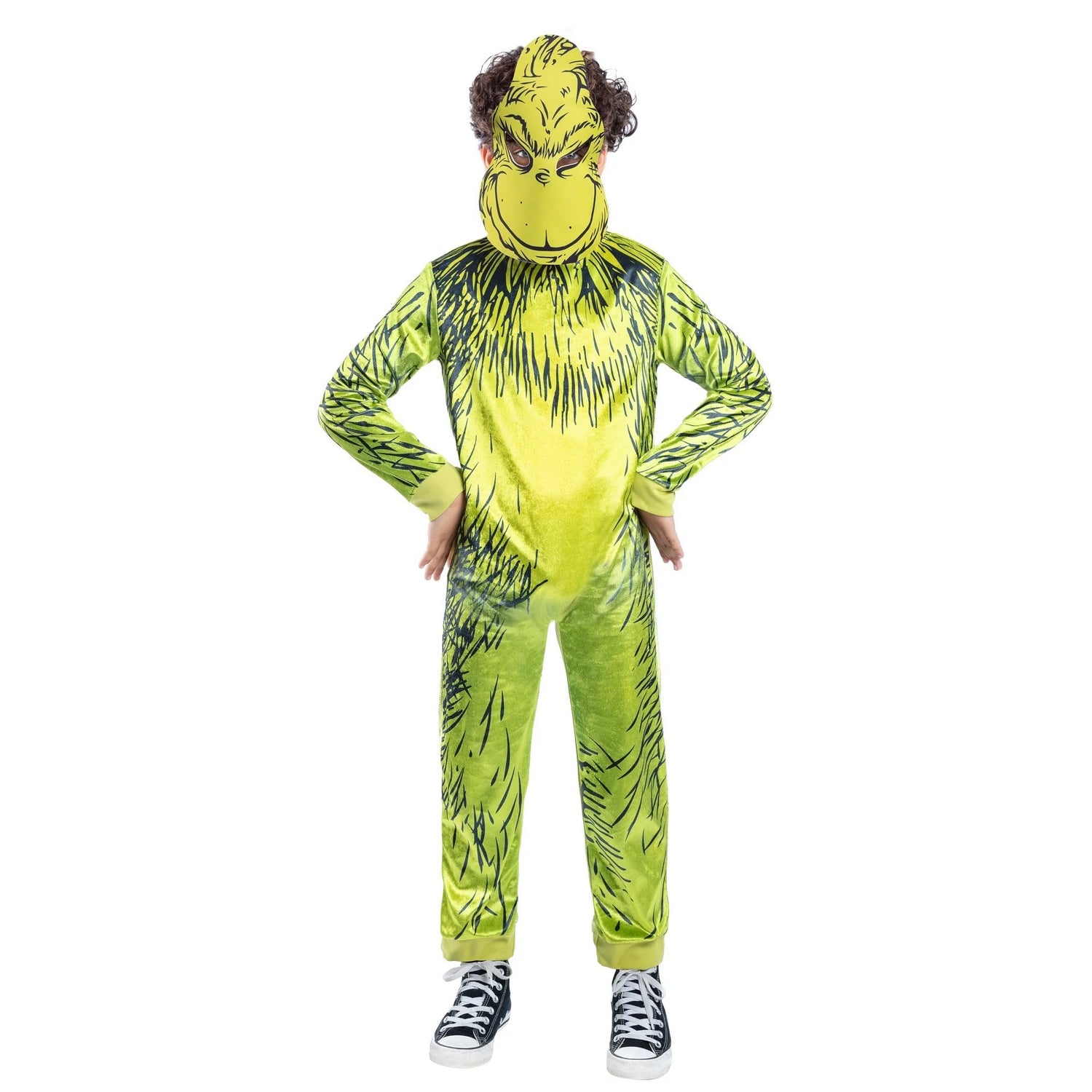 Yellow - Front - The Grinch Childrens-Kids Costume Set