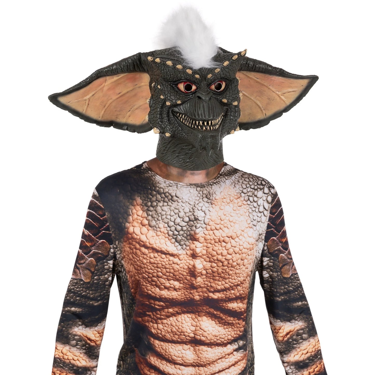 Brown - Back - Gremlins 2 Deluxe Stripe Latex Mask