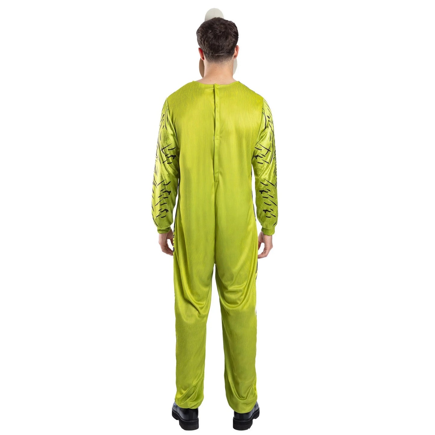 Yellow - Back - The Grinch Unisex Adult Costume Set