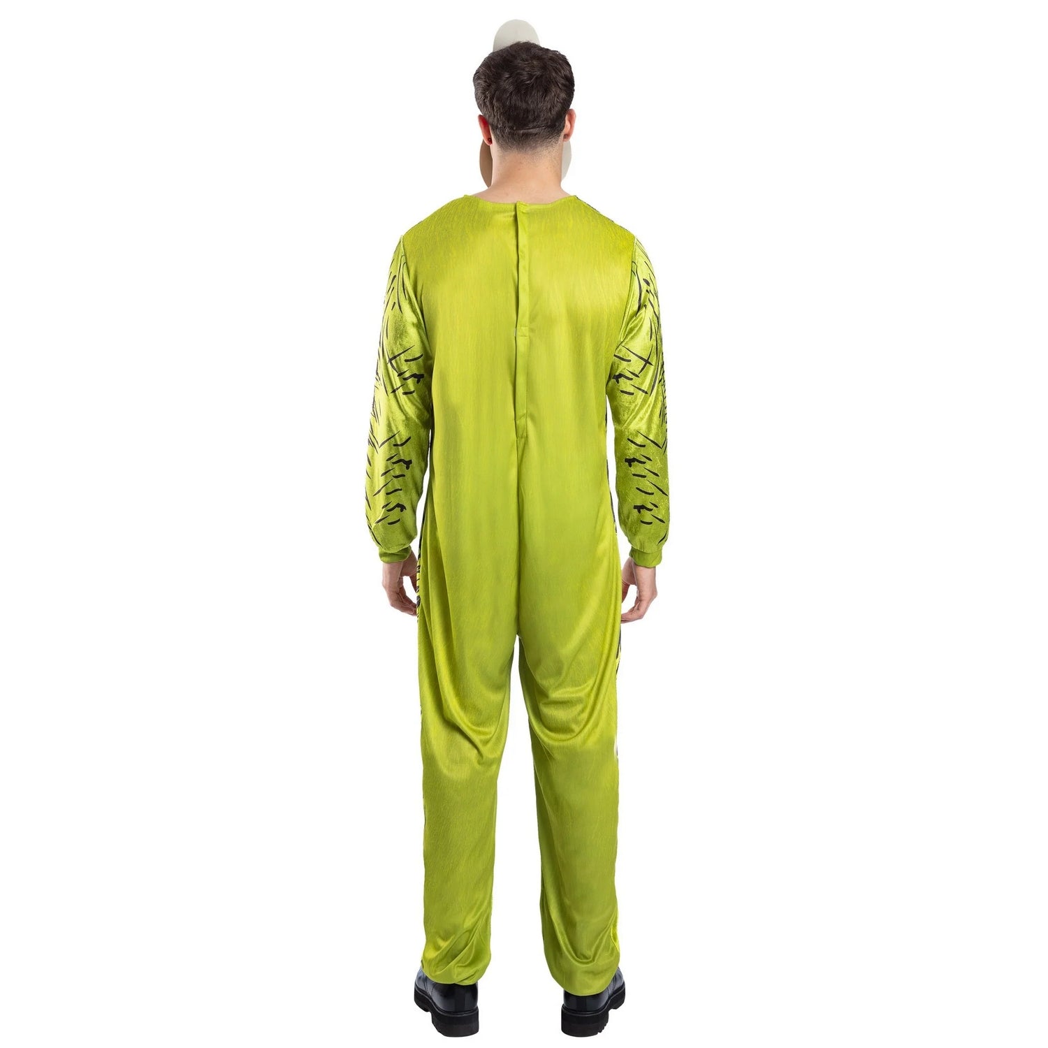 Yellow - Back - The Grinch Unisex Adult Costume Set