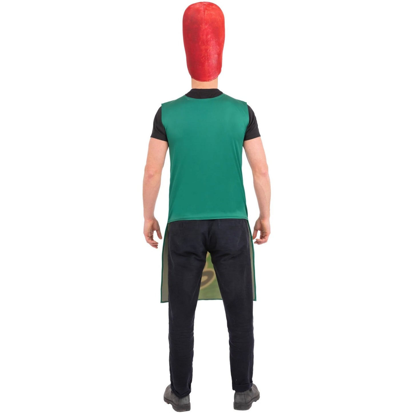 Green - Back - Peperami Unisex Adult Animal Break Out Costume Set
