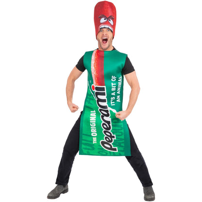 Green - Lifestyle - Peperami Unisex Adult Animal Break Out Costume Set