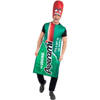 Green - Front - Peperami Unisex Adult Animal Break Out Costume Set