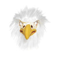 White-Yellow - Front - Smiffys Unisex Adult Eagle Overhead Mask