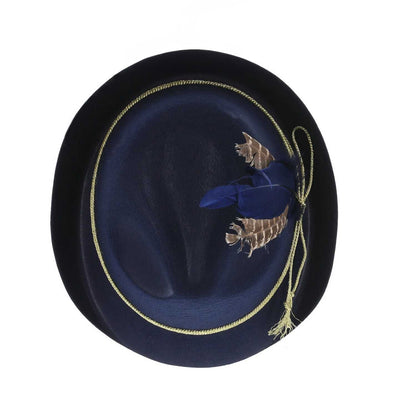 Blue - Back - Smiffys Authentic Bavarian Festival Costume Hat