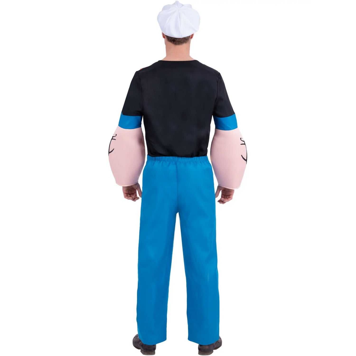 Black-Blue - Back - Popeye Mens Costume