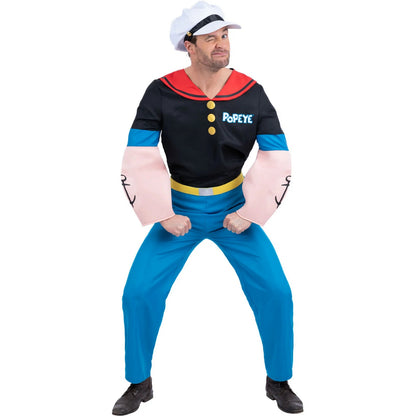 Black-Blue - Front - Popeye Mens Costume