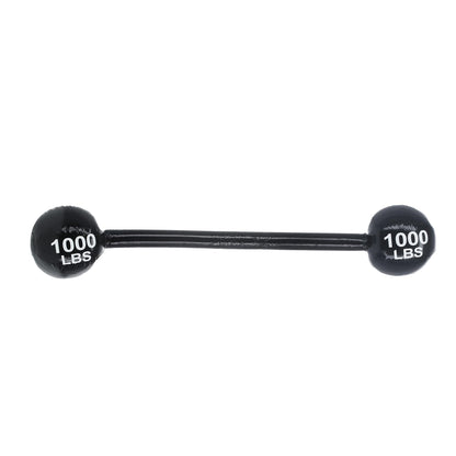 Black - Front - Smiffys Dumbbell Costume Prop