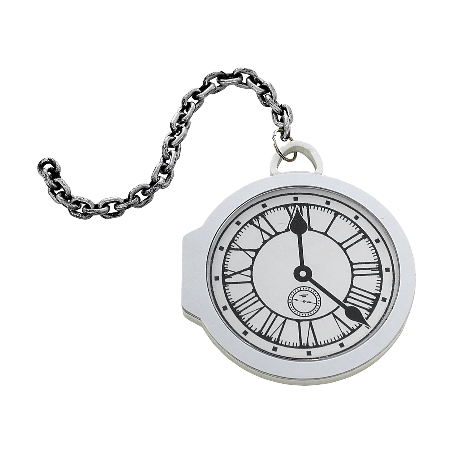 White - Front - Smiffys Pocket Watch Oversized Costume Prop