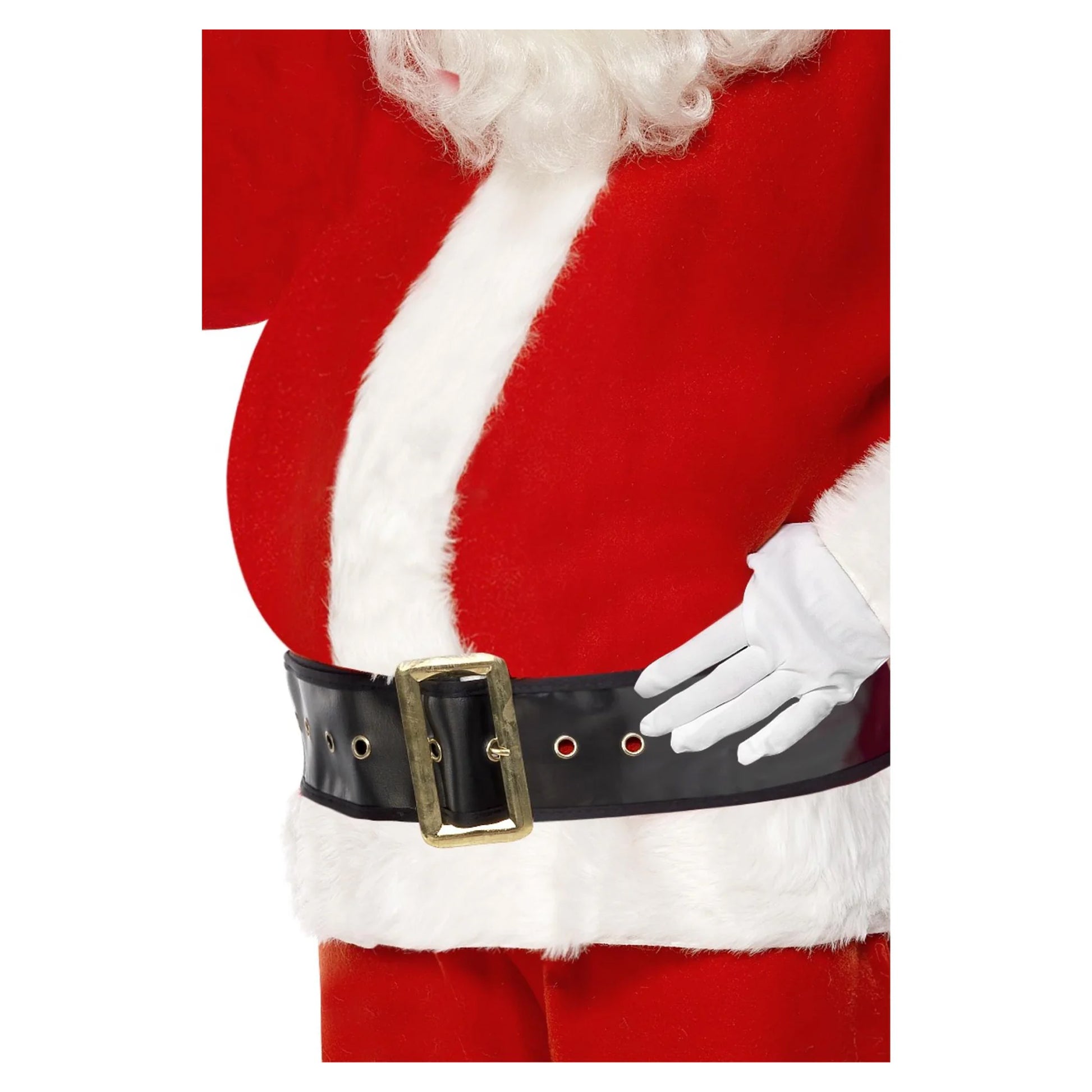 Beige - Side - Smiffys Santa Claus Christmas Belly Pad
