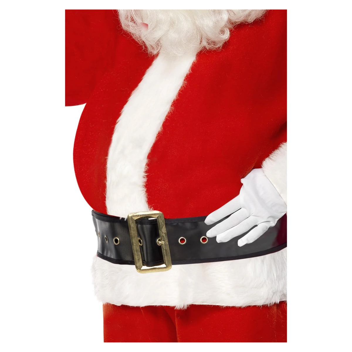 Beige - Side - Smiffys Santa Claus Christmas Belly Pad