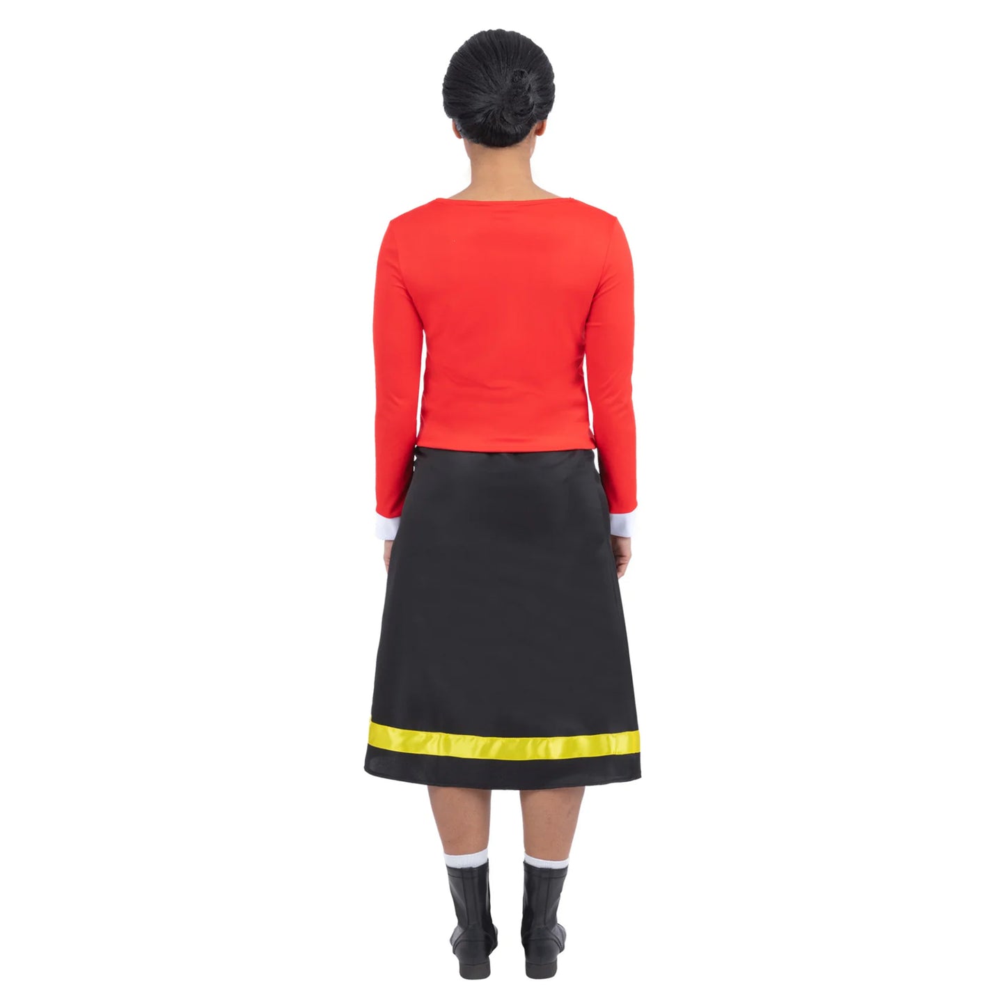 Red-Black - Back - Popeye Womens-Ladies Olive Oyl Costume