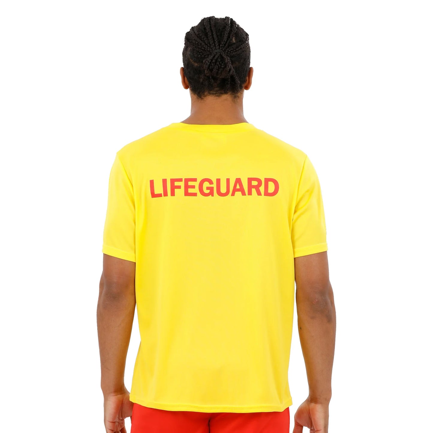 Yellow - Back - Baywatch Mens Lifeguard T-Shirt