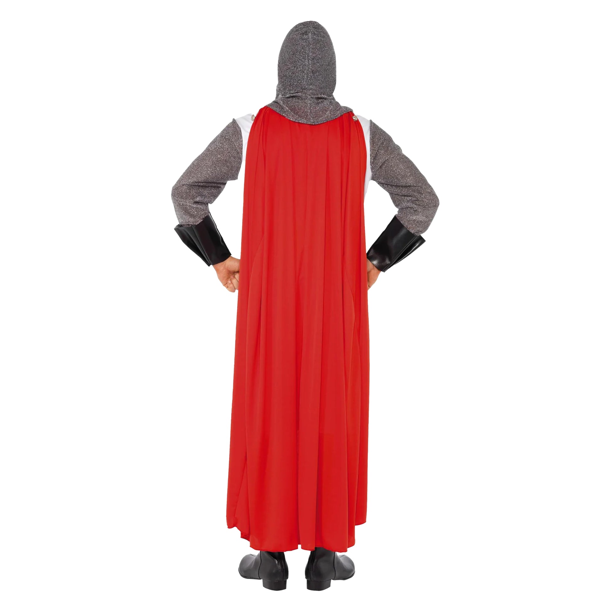 Red-White-Black - Back - Smiffys Mens St George Hero Costume